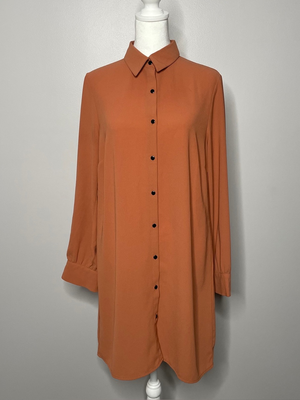 Charlotte Russe Button Down Shirt Dress Medium